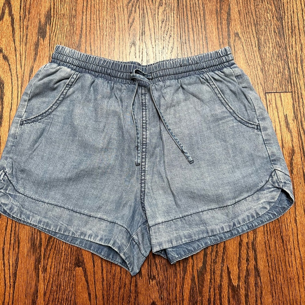 Universal Thread Blue Shorts Lightweight Drawstri… - image 2